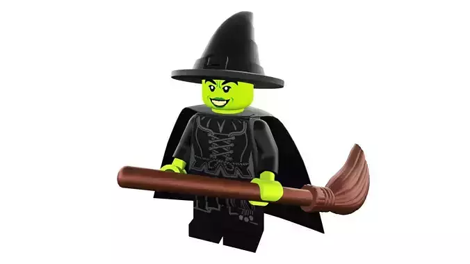 3D print minifigure - Wicked Witch