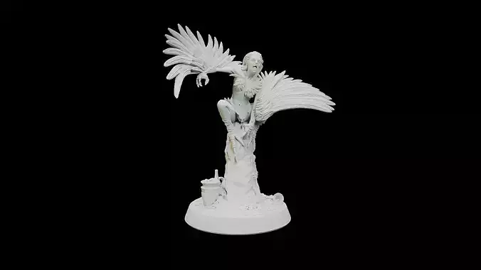 Harpy 3D print model