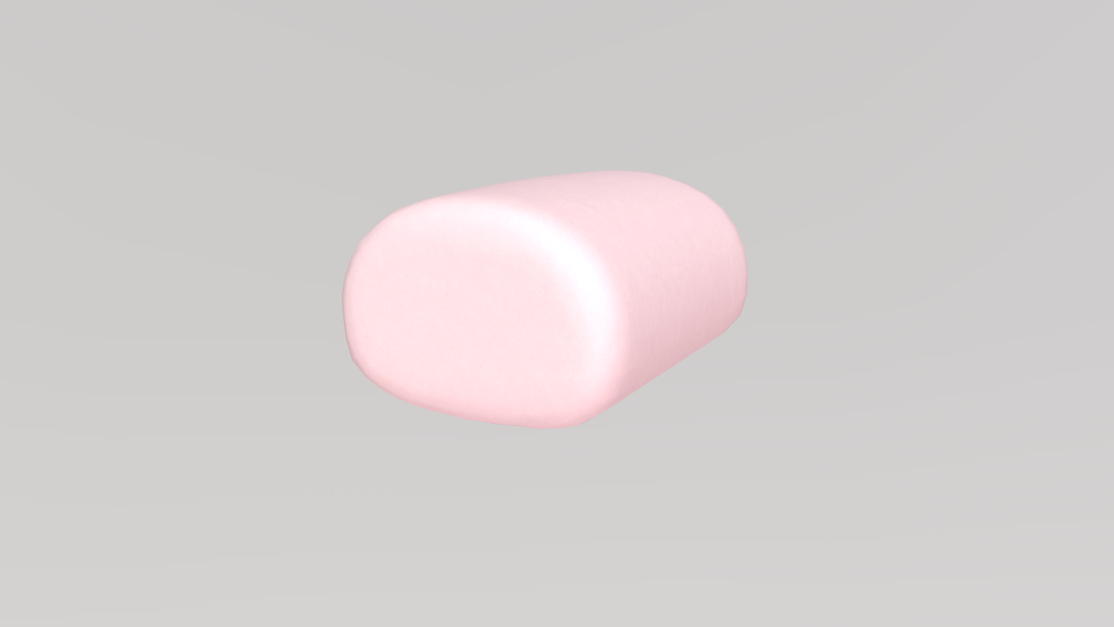 Stylized Low-Poly Marshmallow Low-poly 3D model_8