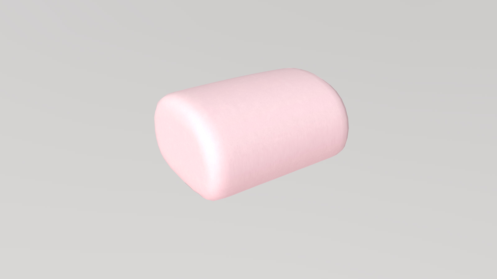 Stylized Low-Poly Marshmallow Low-poly 3D model_10