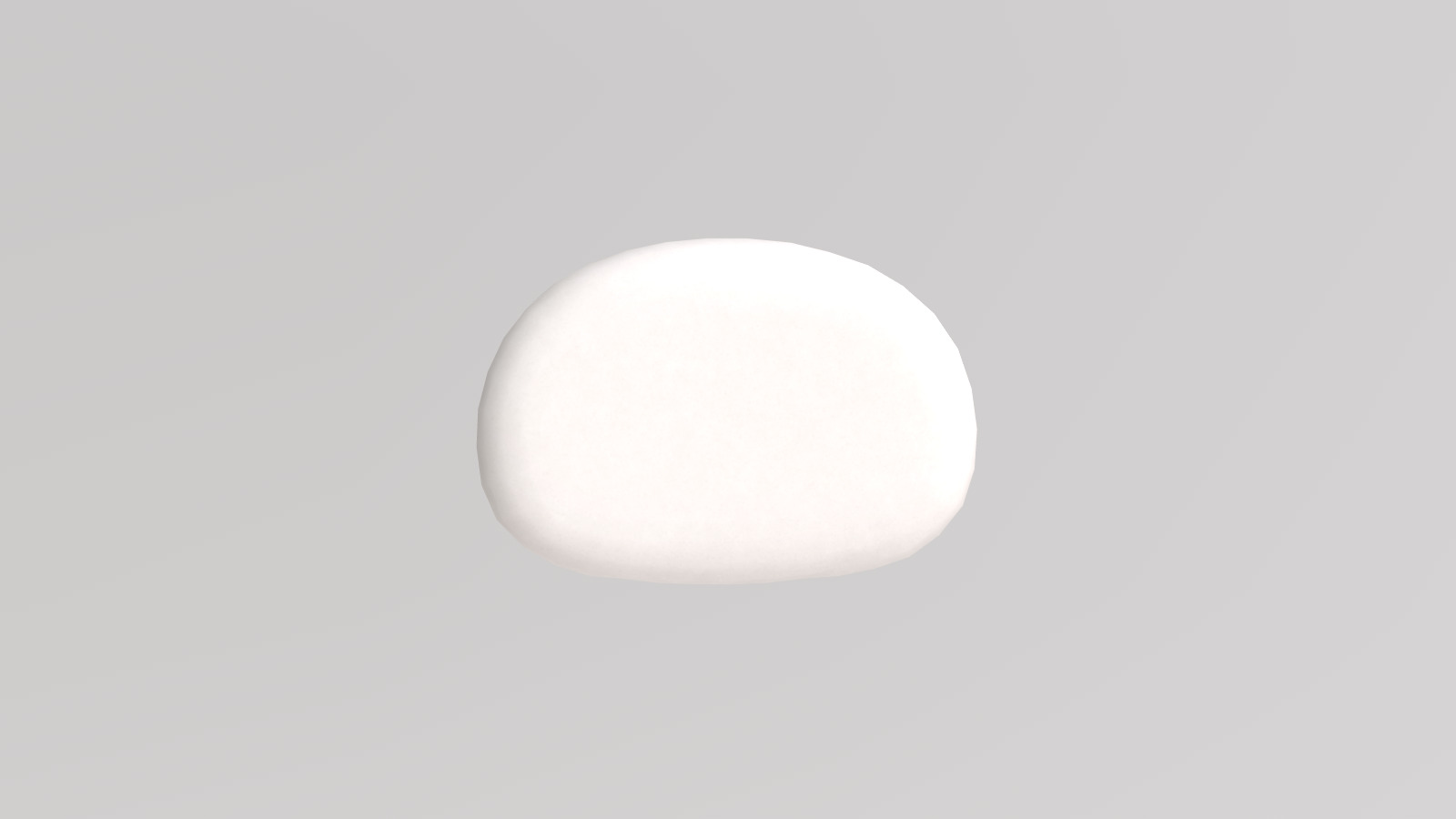 Stylized Low-Poly Marshmallow Low-poly 3D model_2