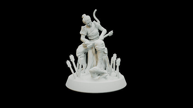 Half Elf Archer 3D print model