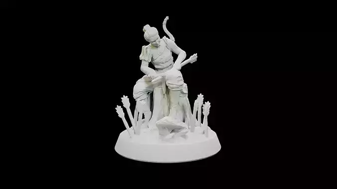 Half Elf Archer 3D print model