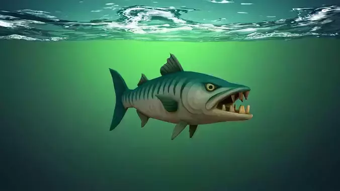 Fierce Aquatic Predator