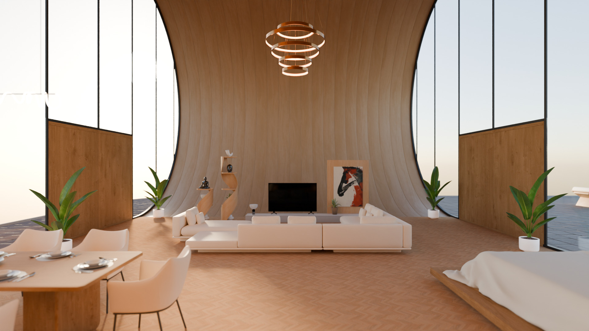 Meta Homes - 08 - Baked  Low-poly 3D model_3