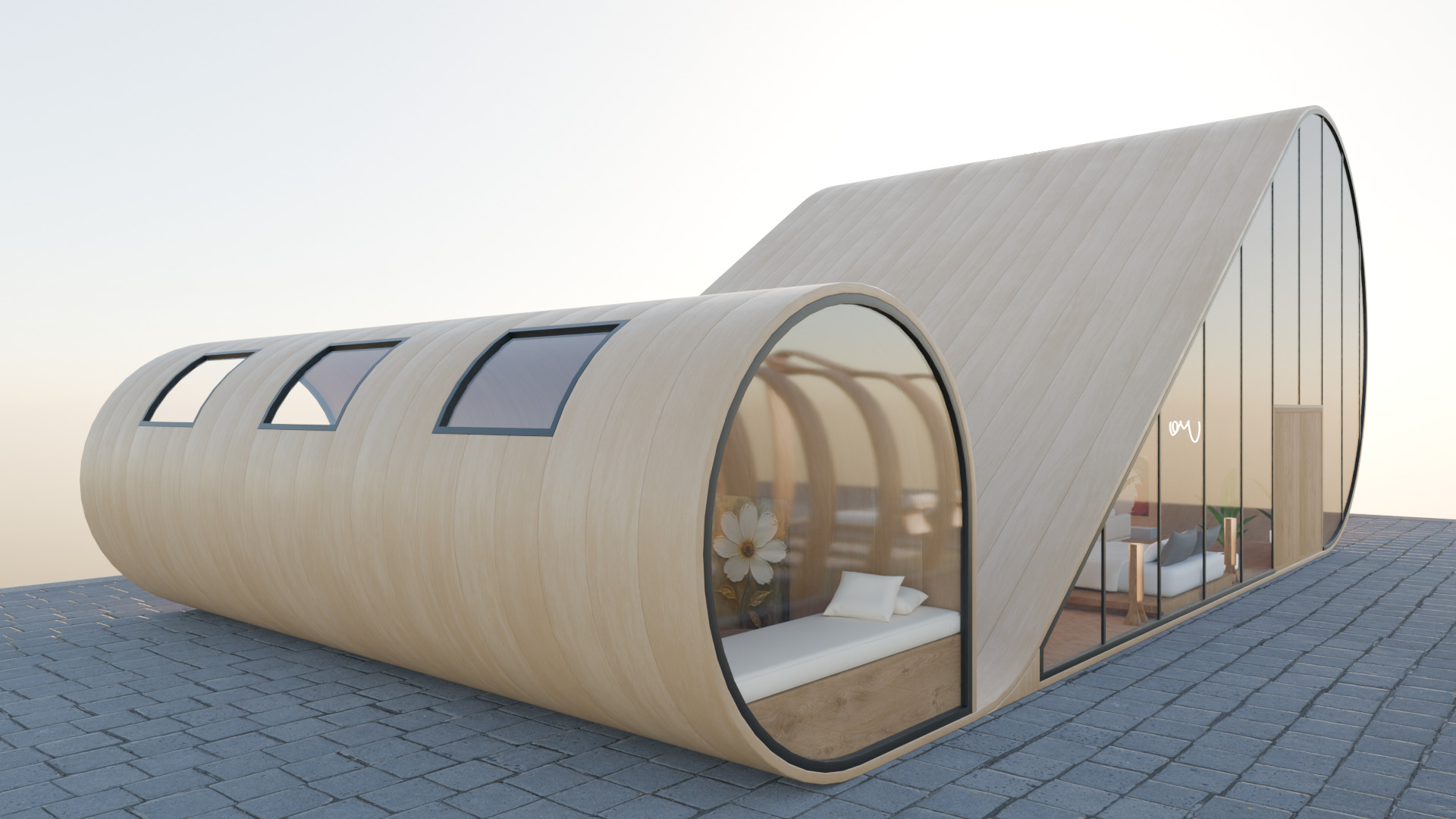 Meta Homes - 08 - Baked  Low-poly 3D model_8