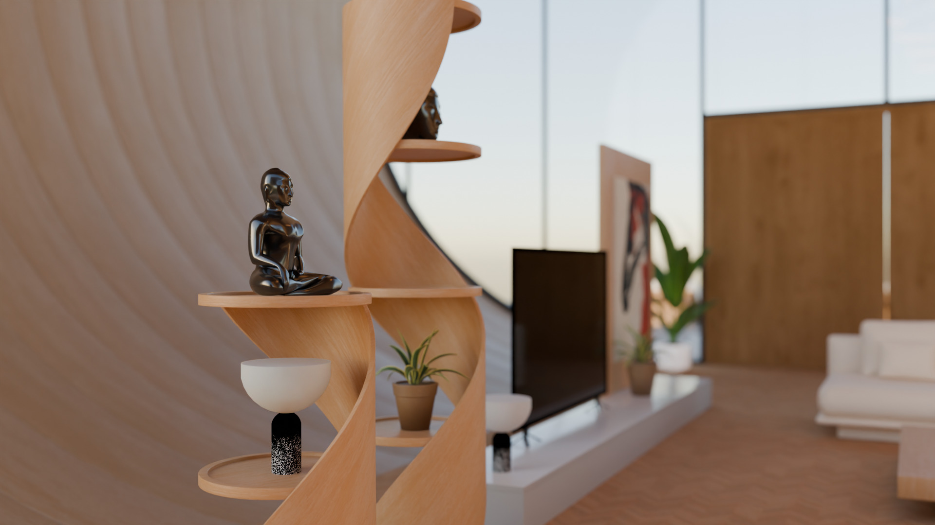 Meta Homes - 08 - Baked  Low-poly 3D model_10