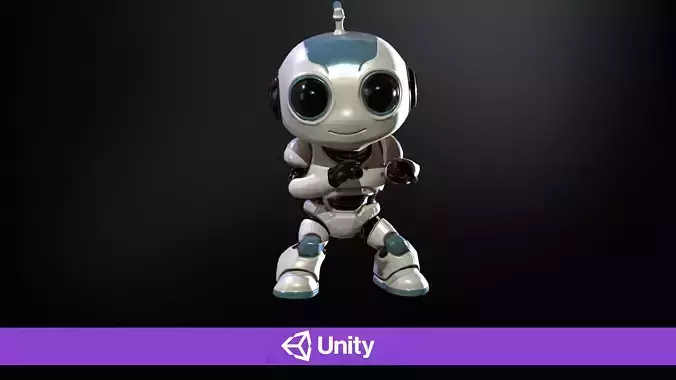 Minirobotic1 Low-poly 3D model