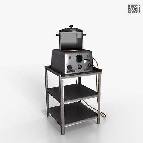 Embalming Machine Low-poly 3D model