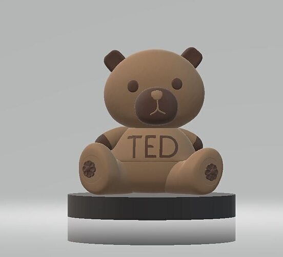 Teddy Bear 3D print model