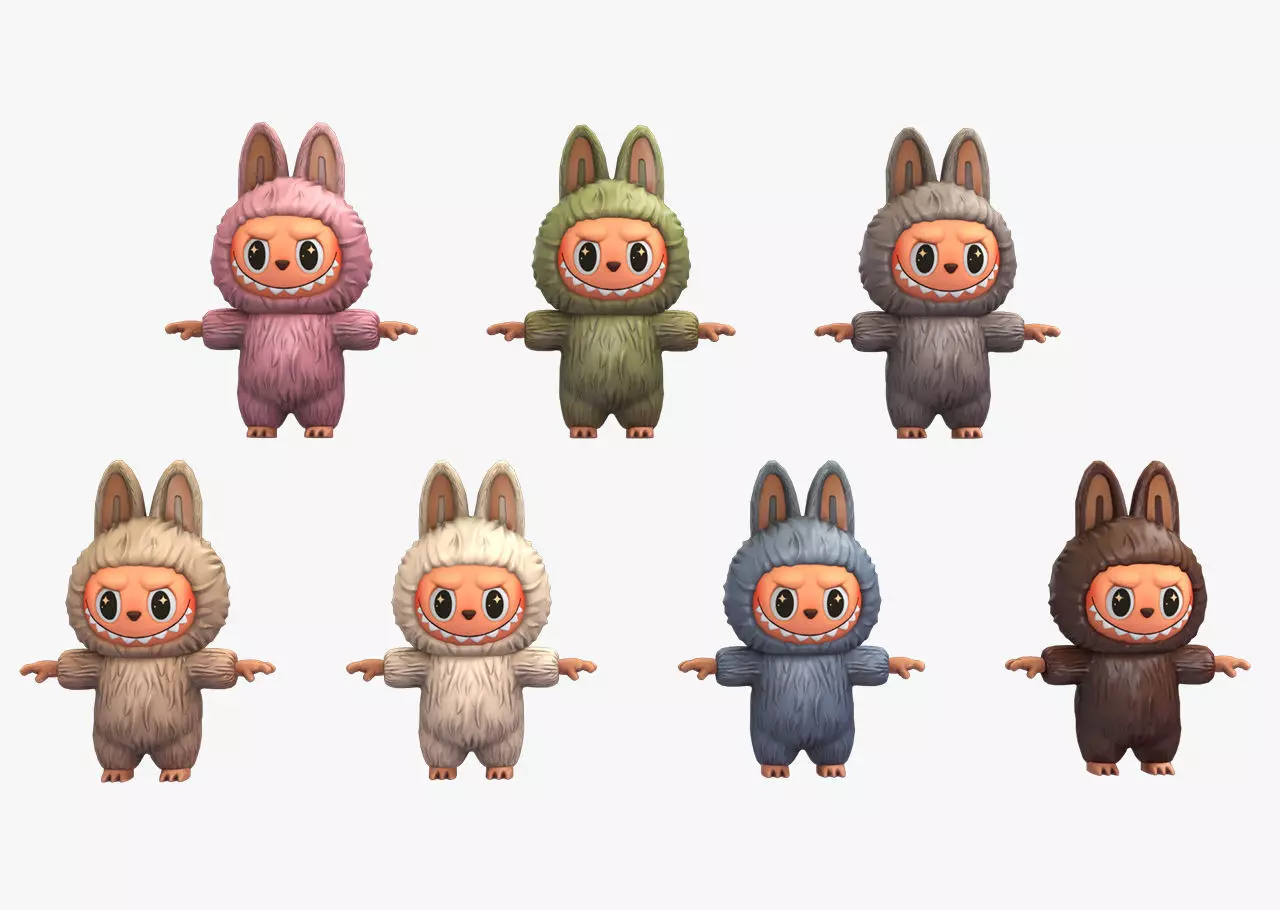 labubu 01 3D model_0