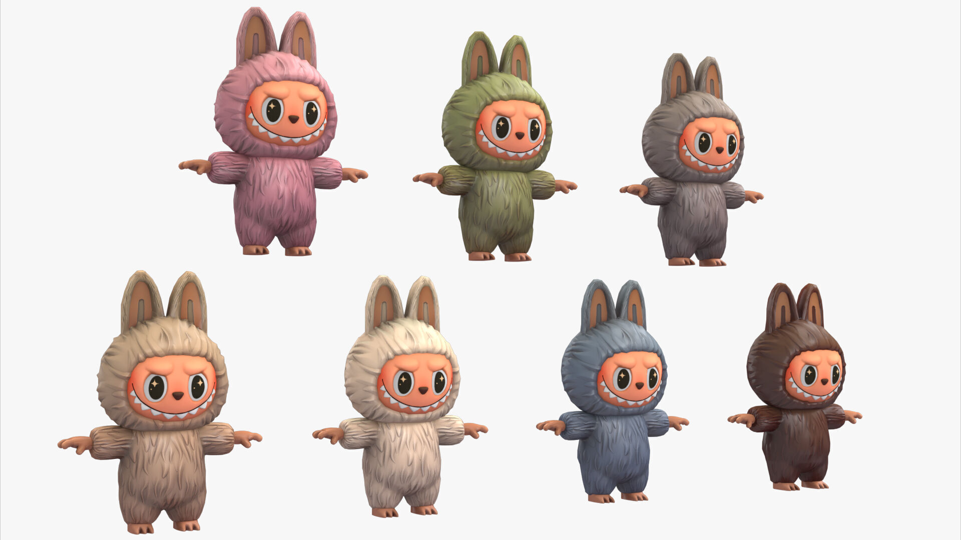 labubu 01 3D model_12