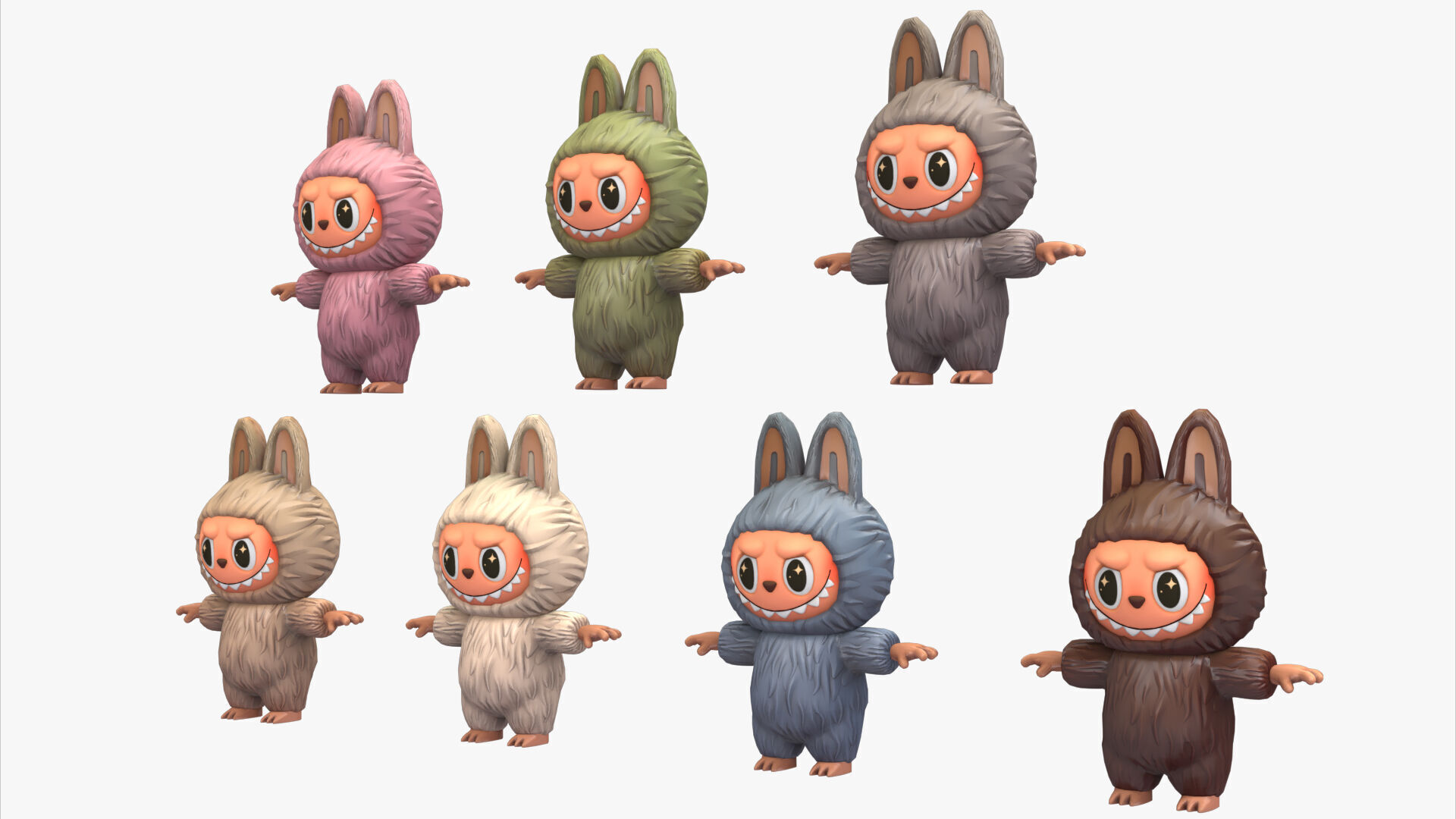 labubu 01 3D model_10