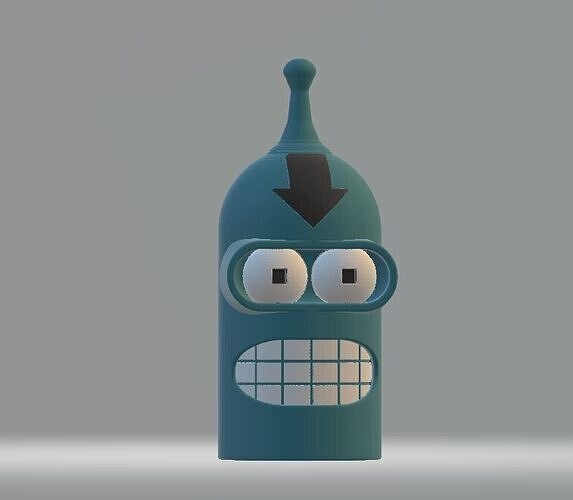 Cartoon Robot   3D print model