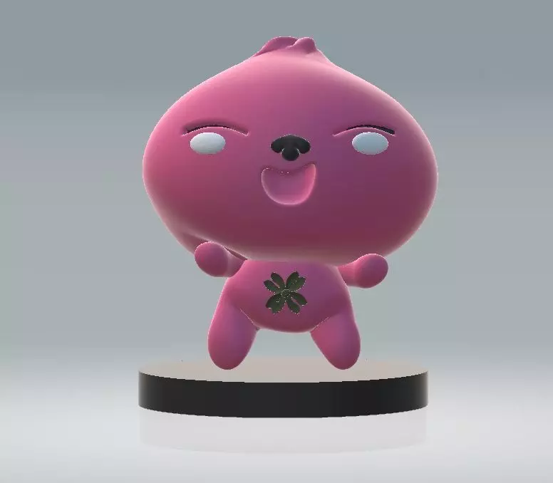 Happy Mascot  3D print model_0