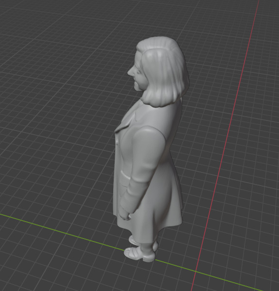 Anne Frank 3D print model_10