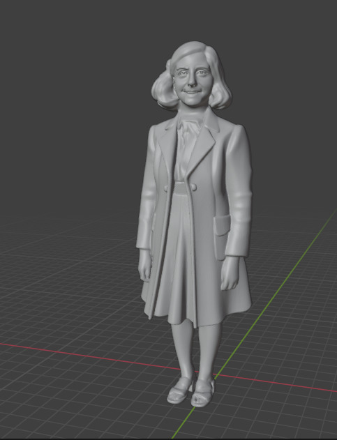 Anne Frank 3D print model_19