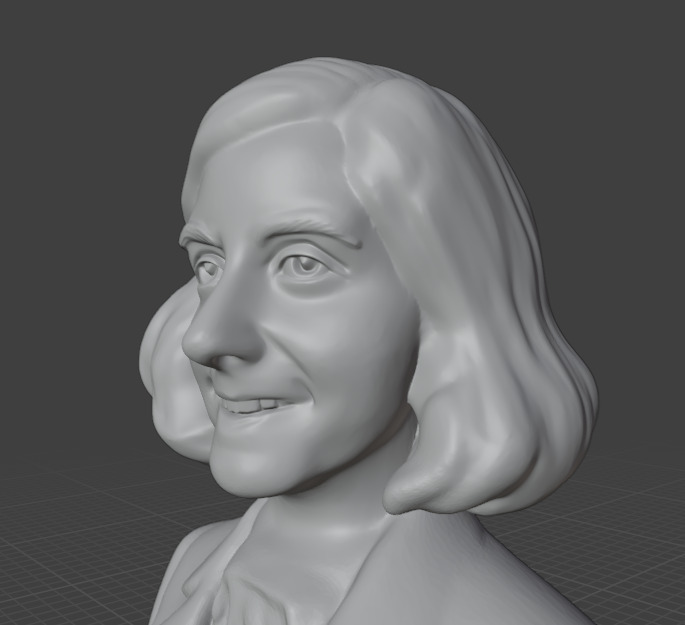 Anne Frank 3D print model_24