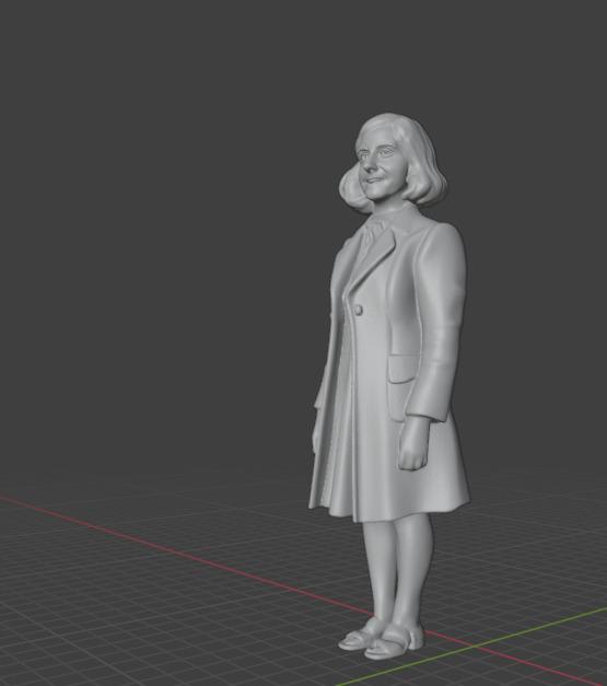 Anne Frank 3D print model_9