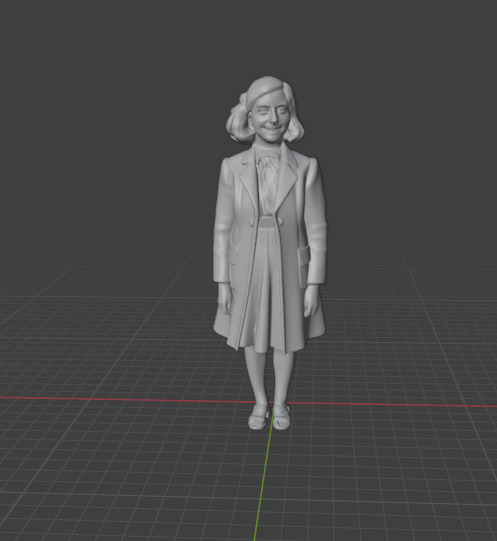 Anne Frank 3D print model_15