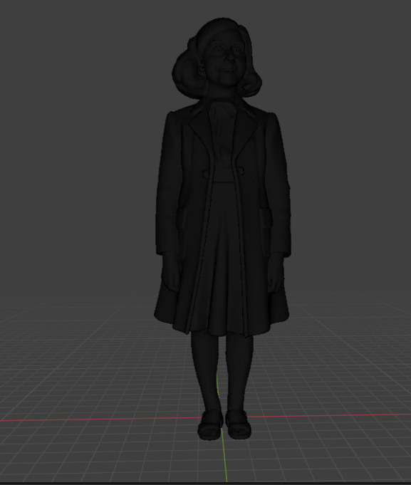 Anne Frank 3D print model_23