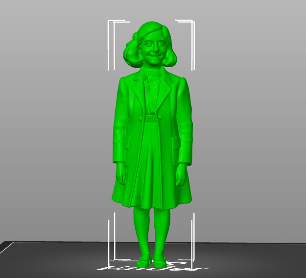 Anne Frank 3D print model_29