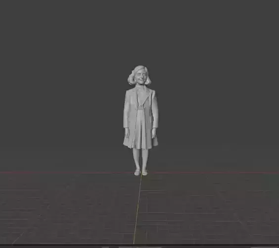 Anne Frank 3D print model