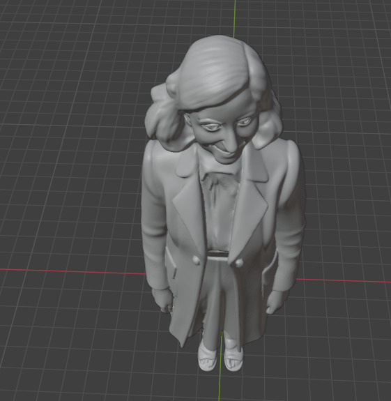 Anne Frank 3D print model_20