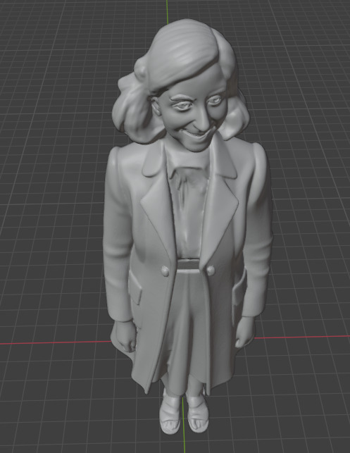 Anne Frank 3D print model_3