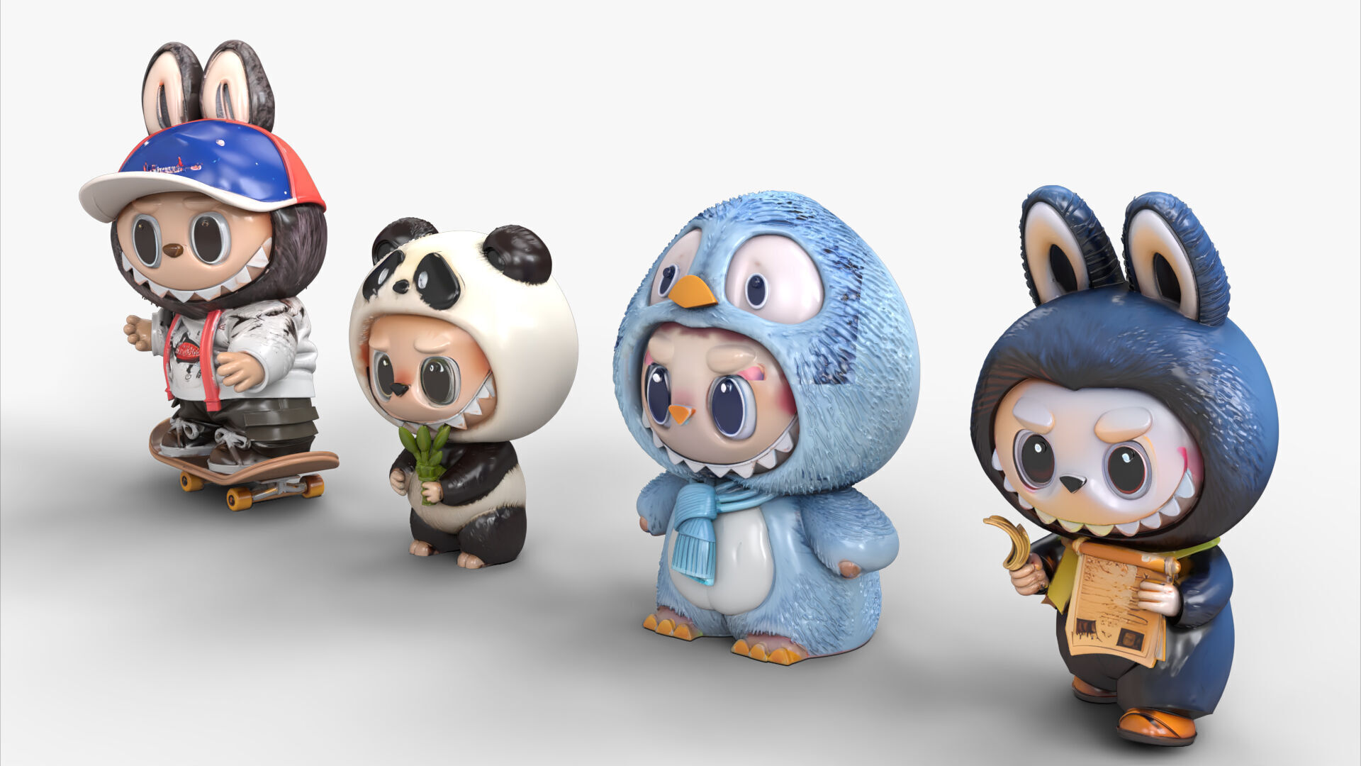 labubu 02 3D model_2