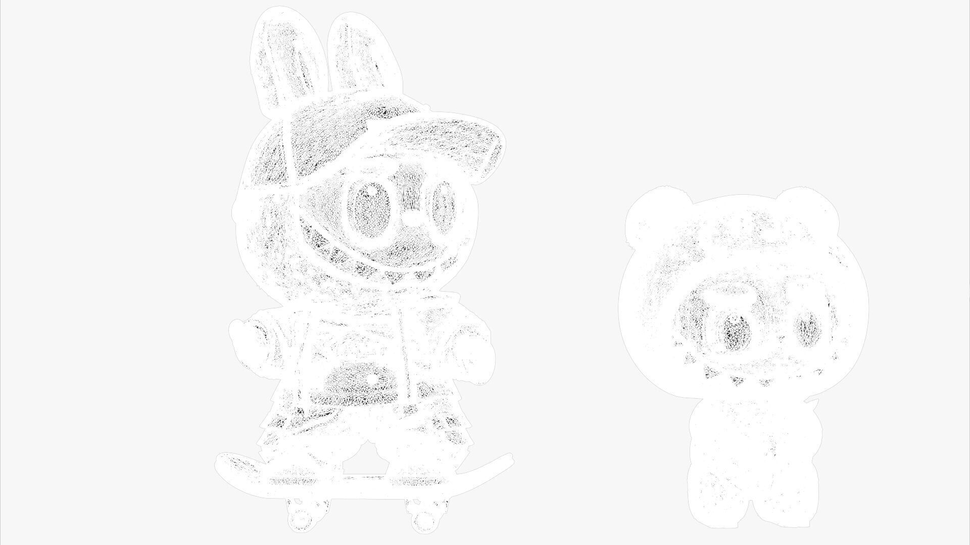 labubu 02 3D model_8