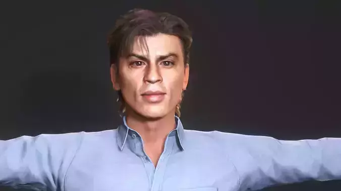 Shah rukh khan  3D model