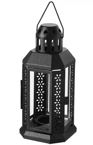 Antique Metal Lantern 3D Model