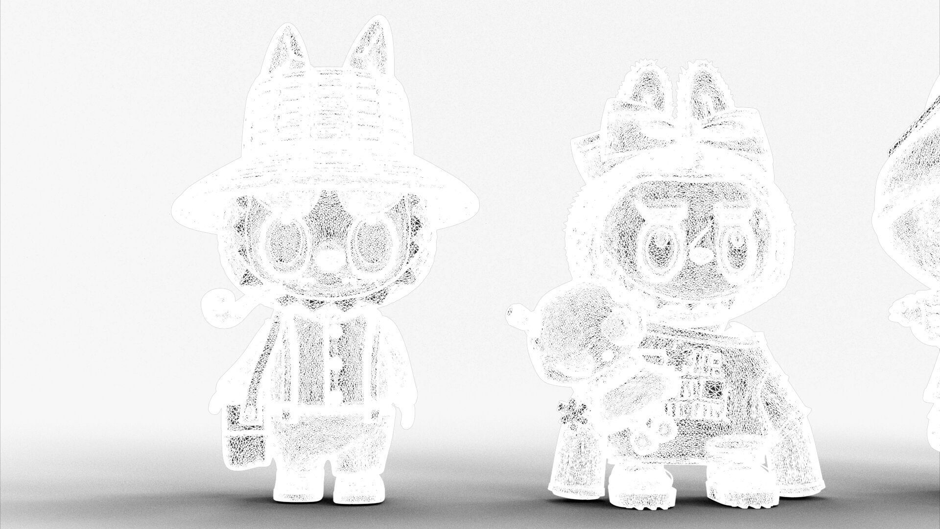 labubu 03 3D model_9