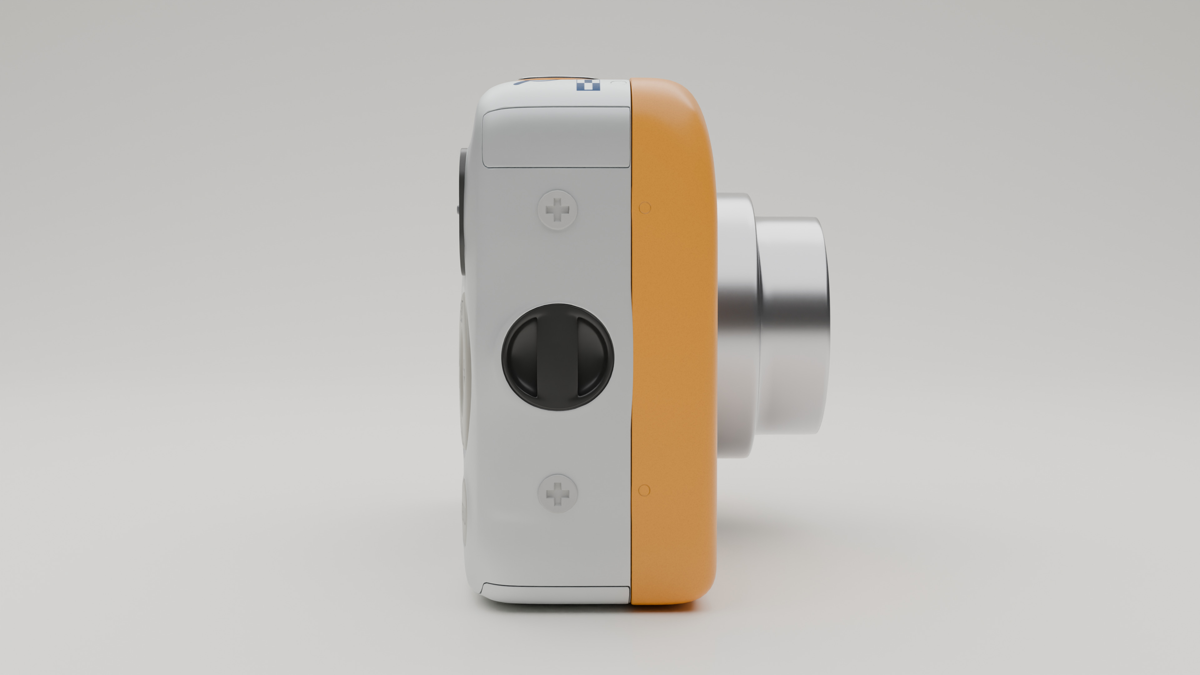 Cannon Camera Low-poly 3D model_2