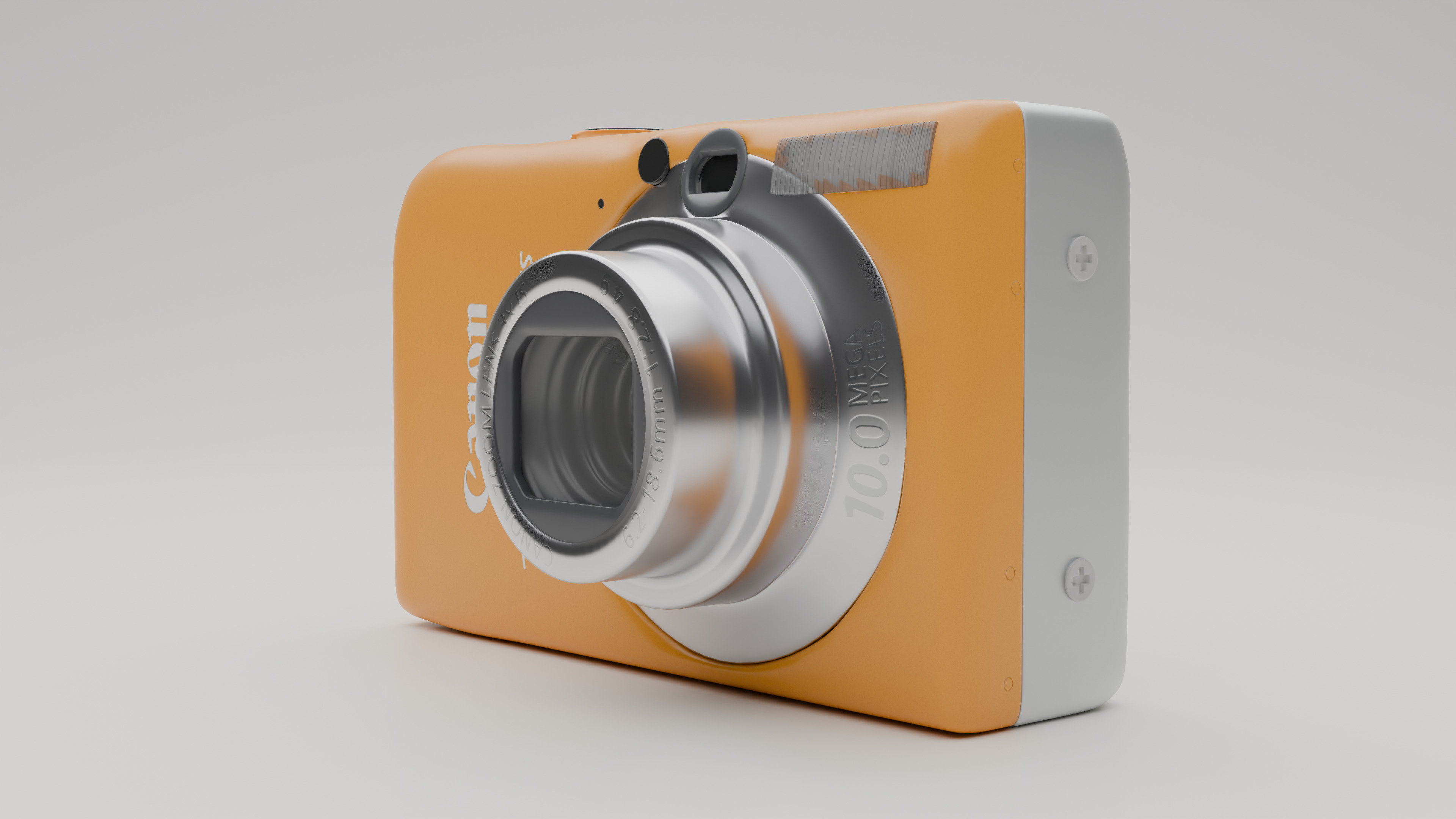 Cannon Camera Low-poly 3D model_8