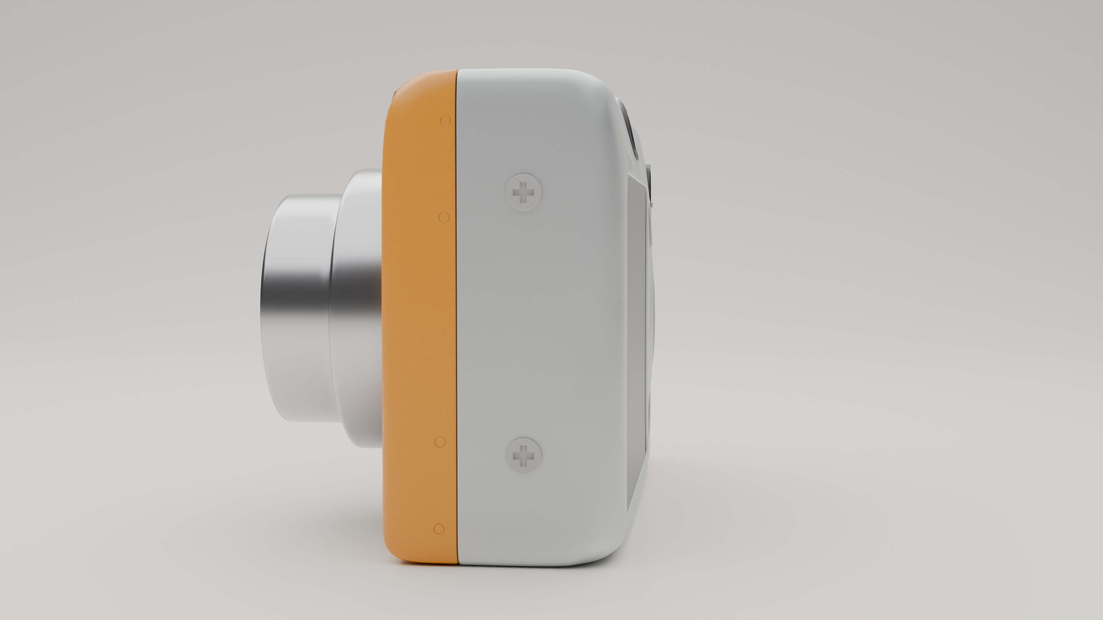 Cannon Camera Low-poly 3D model_1