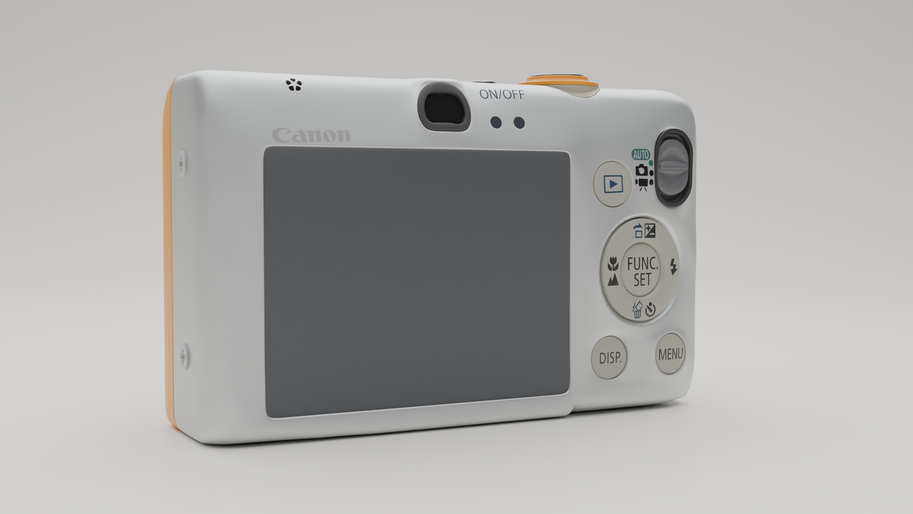 Cannon Camera Low-poly 3D model_5