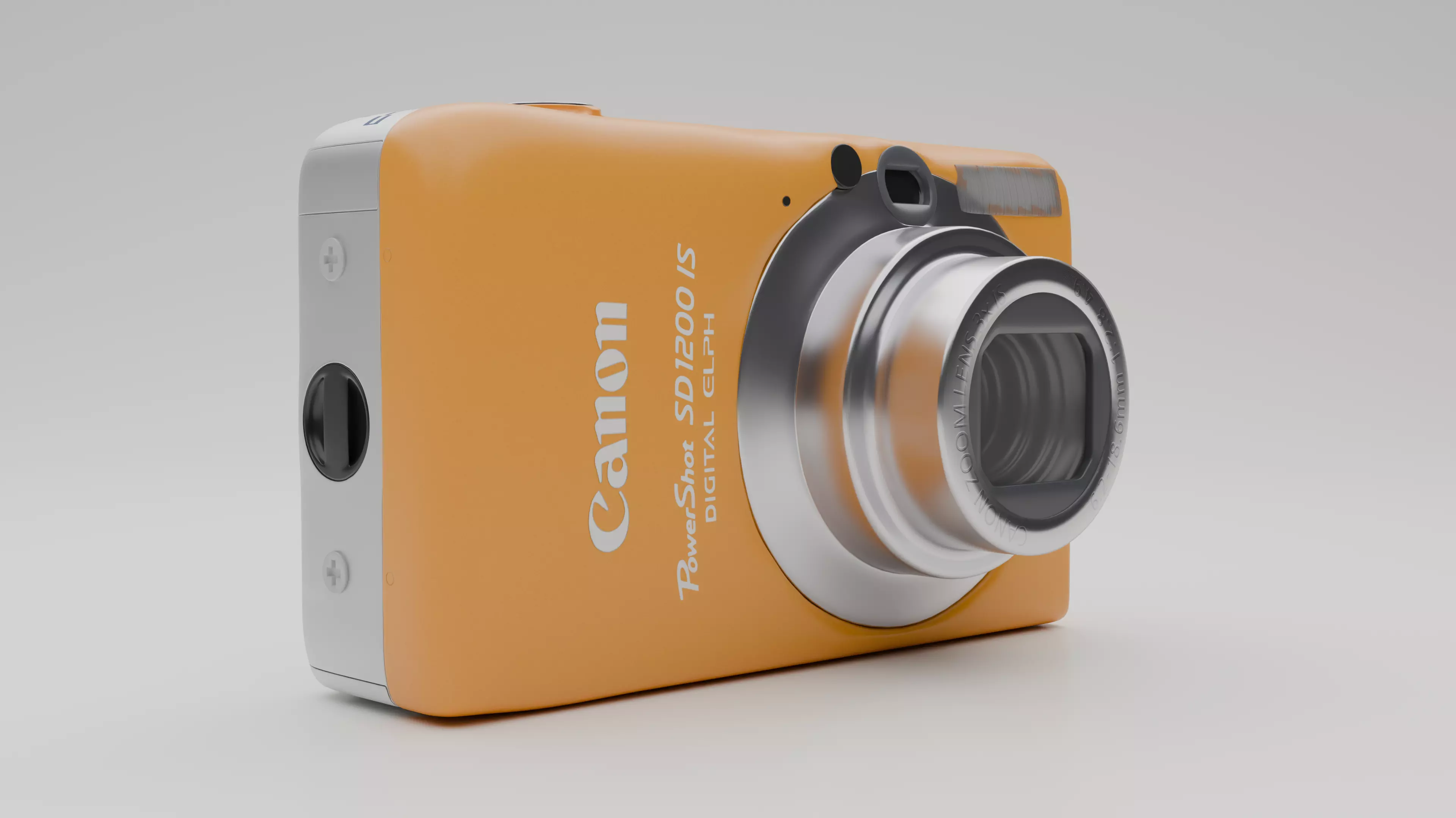 Cannon Camera Low-poly 3D model_0