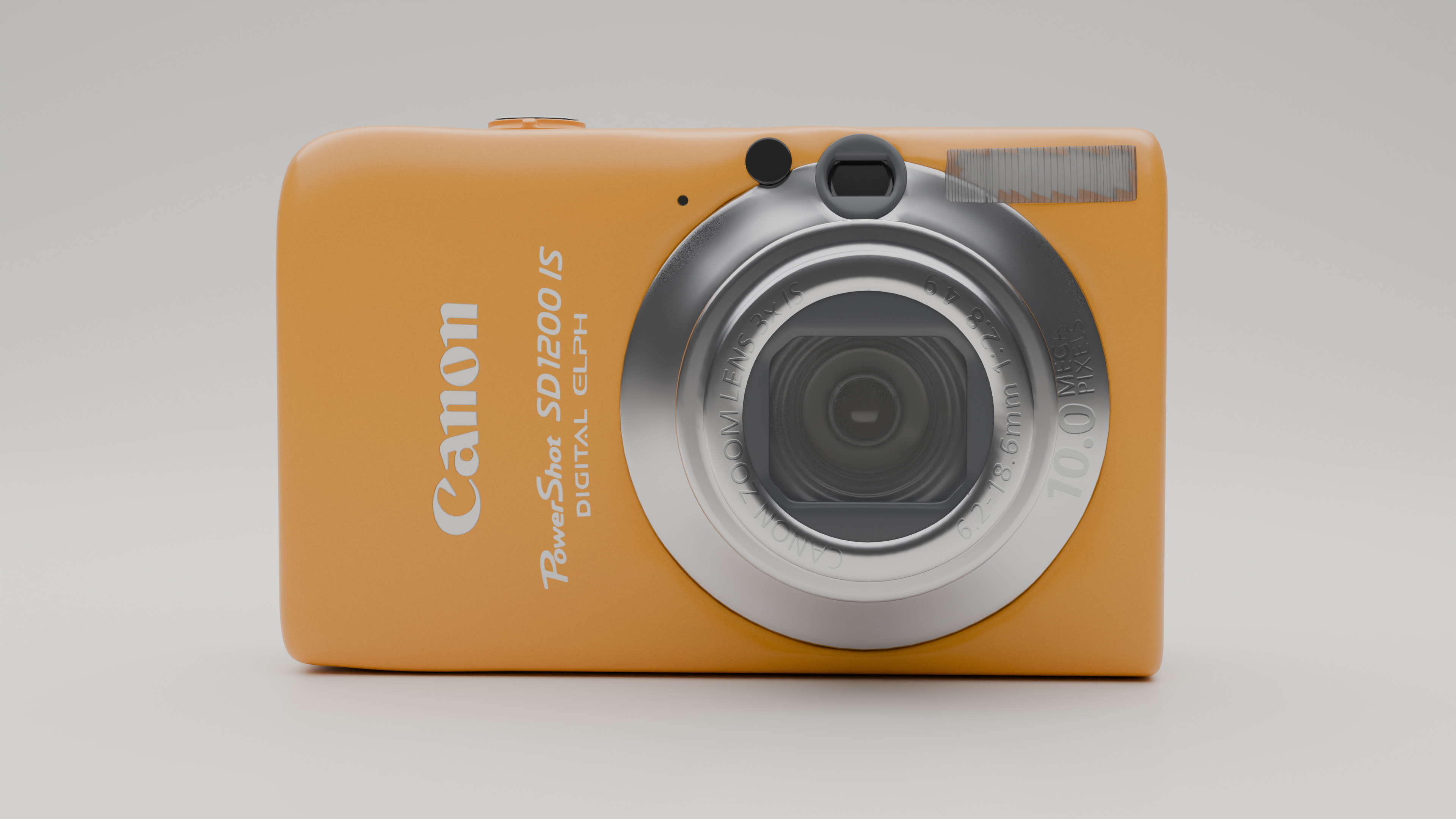 Cannon Camera Low-poly 3D model_7
