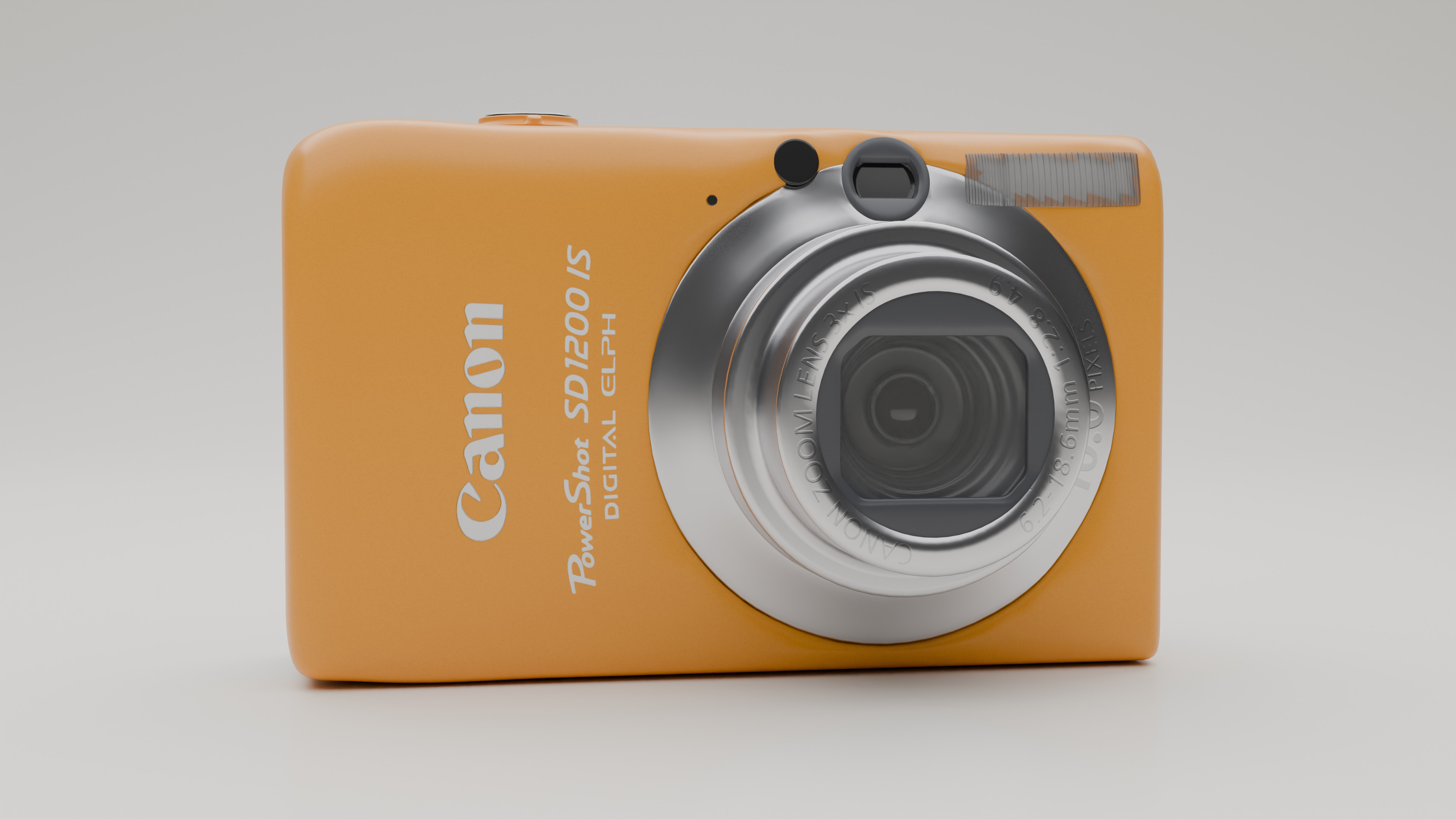 Cannon Camera Low-poly 3D model_3