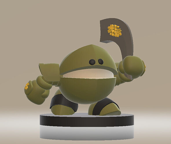 Chibi Robot Cartoon  3D print model