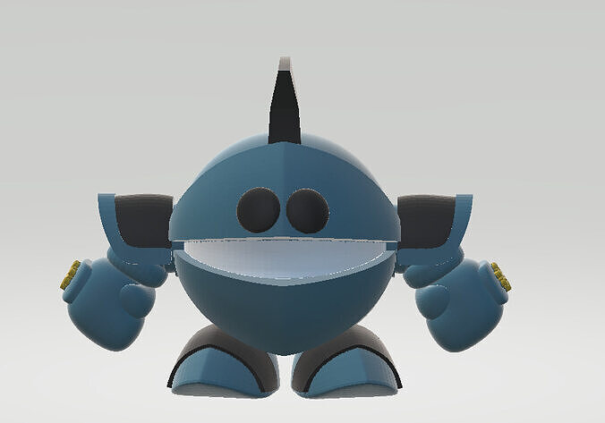 Fighter Game Character 3D print model
