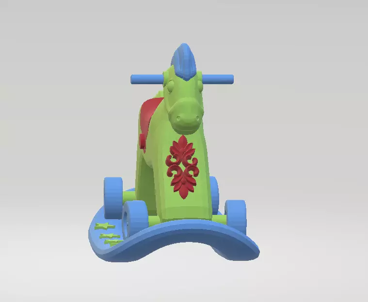 Horse Kids Toy 3D print model