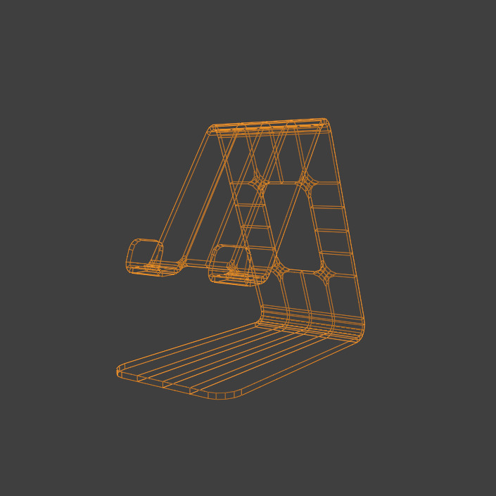 Modern Minimalist Phone - Tablet Stand Free 3D model_2