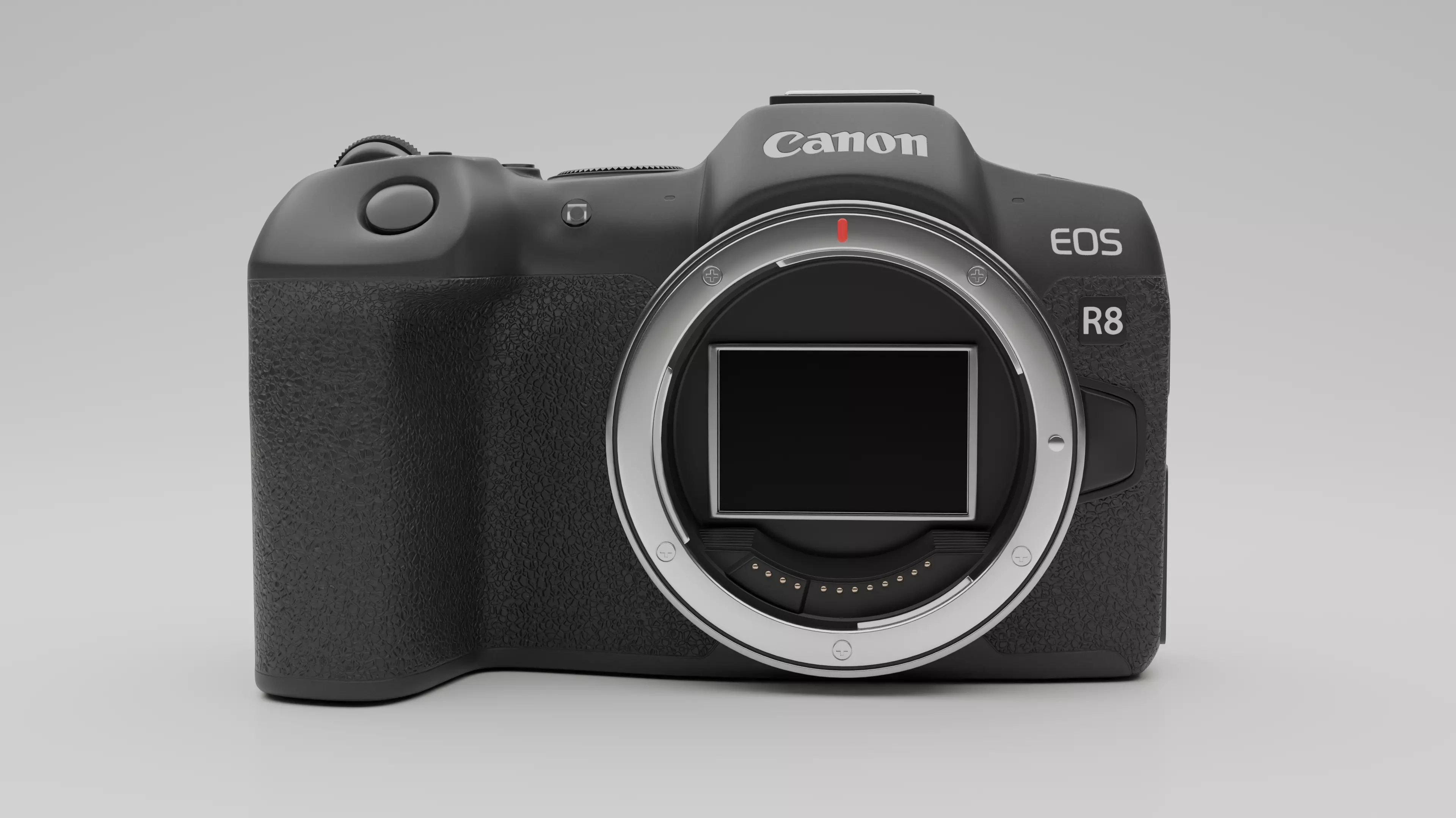 Cannon camera Low-poly 3D model_0