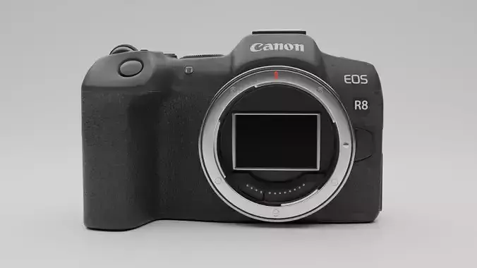 Cannon camera Low-poly 3D model Cannon camera Low-poly 3D model