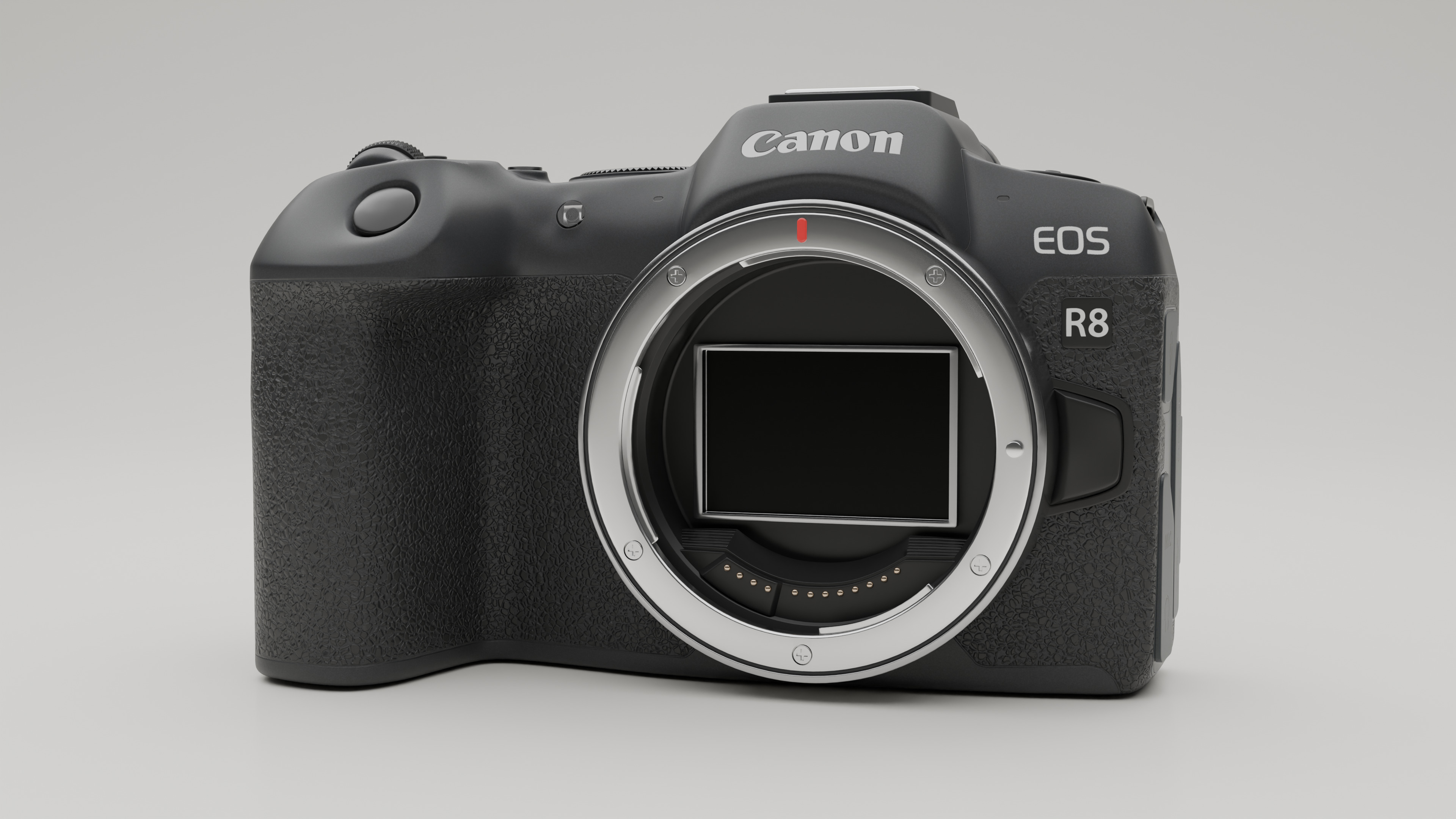 Cannon camera Low-poly 3D model_8