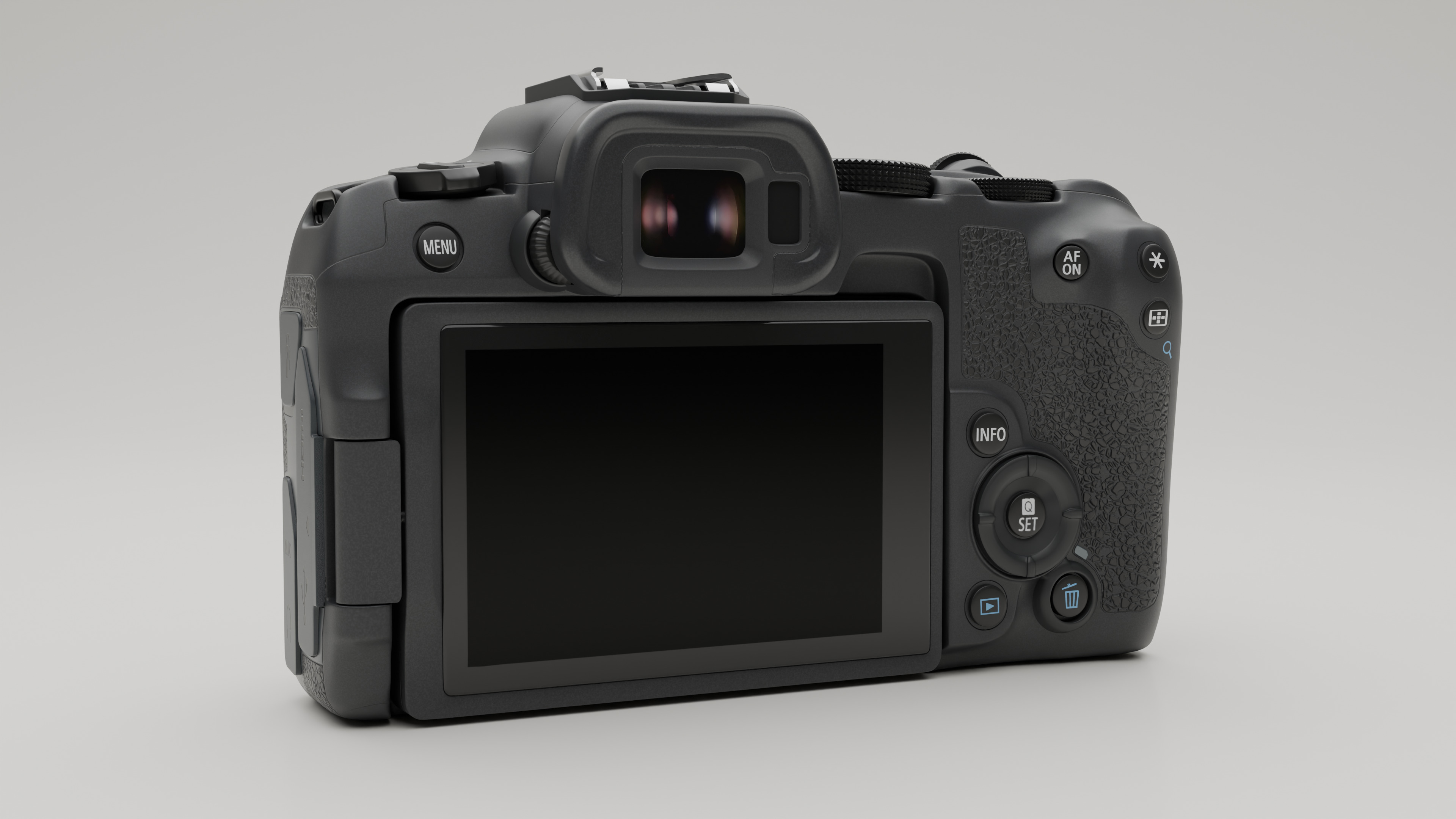 Cannon camera Low-poly 3D model_5