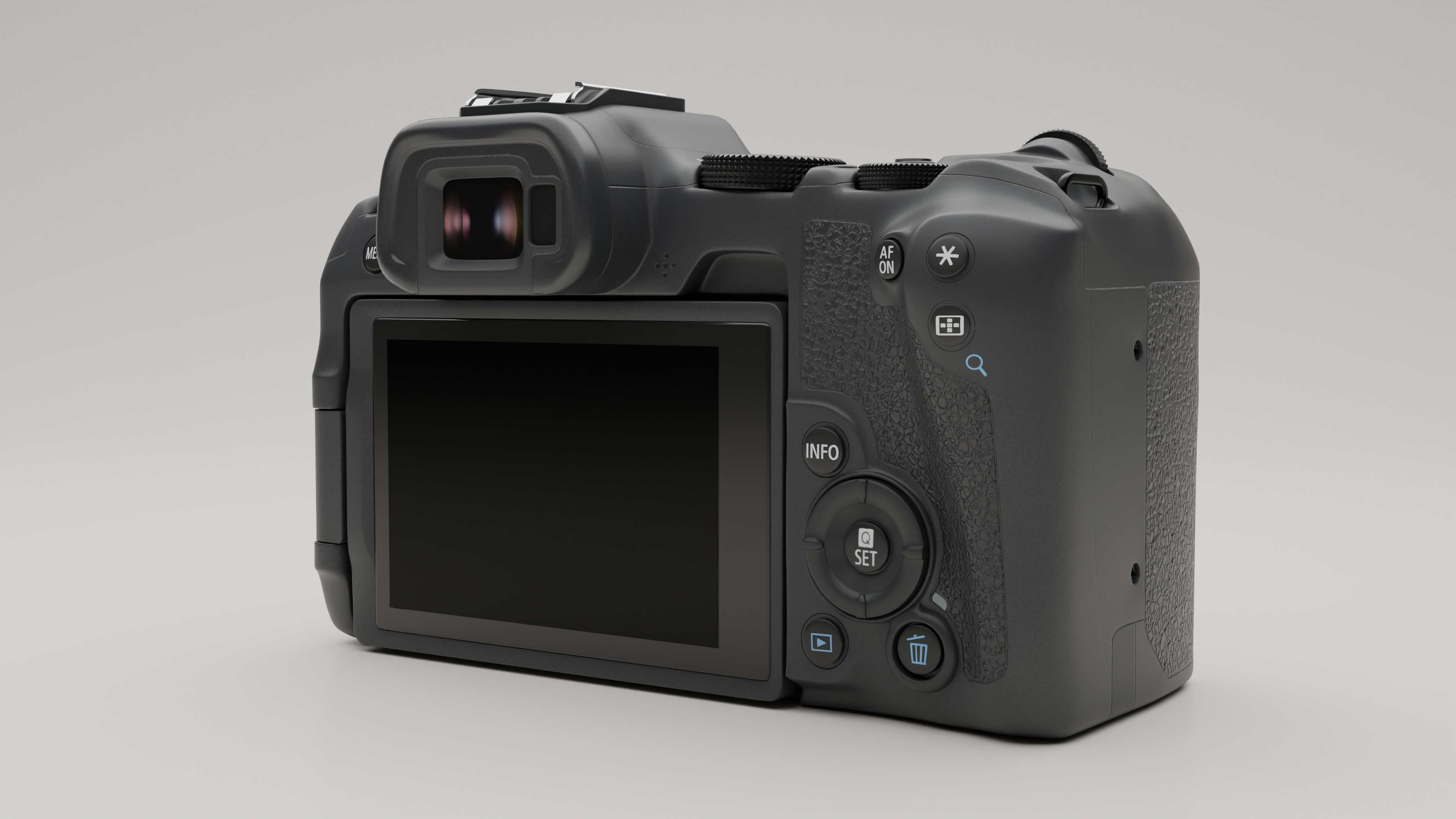 Cannon camera Low-poly 3D model_4